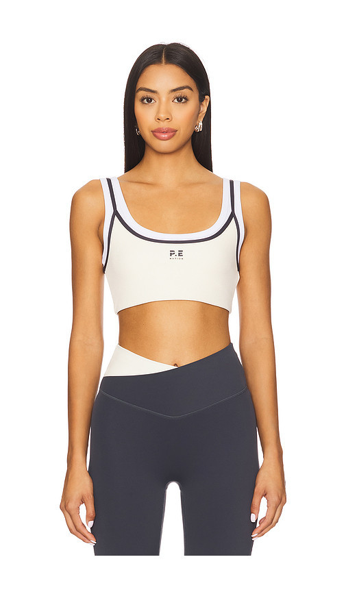 P.E Nation Forward Crop Top in Cream. Size S. Also in L, M, XS. | Revolve Clothing (Global)