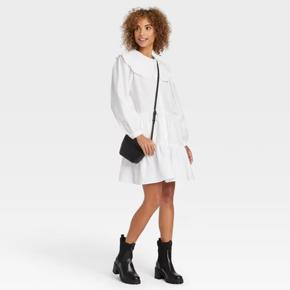 Women's Long Sleeve Shirtdress - A New Day™ | Target