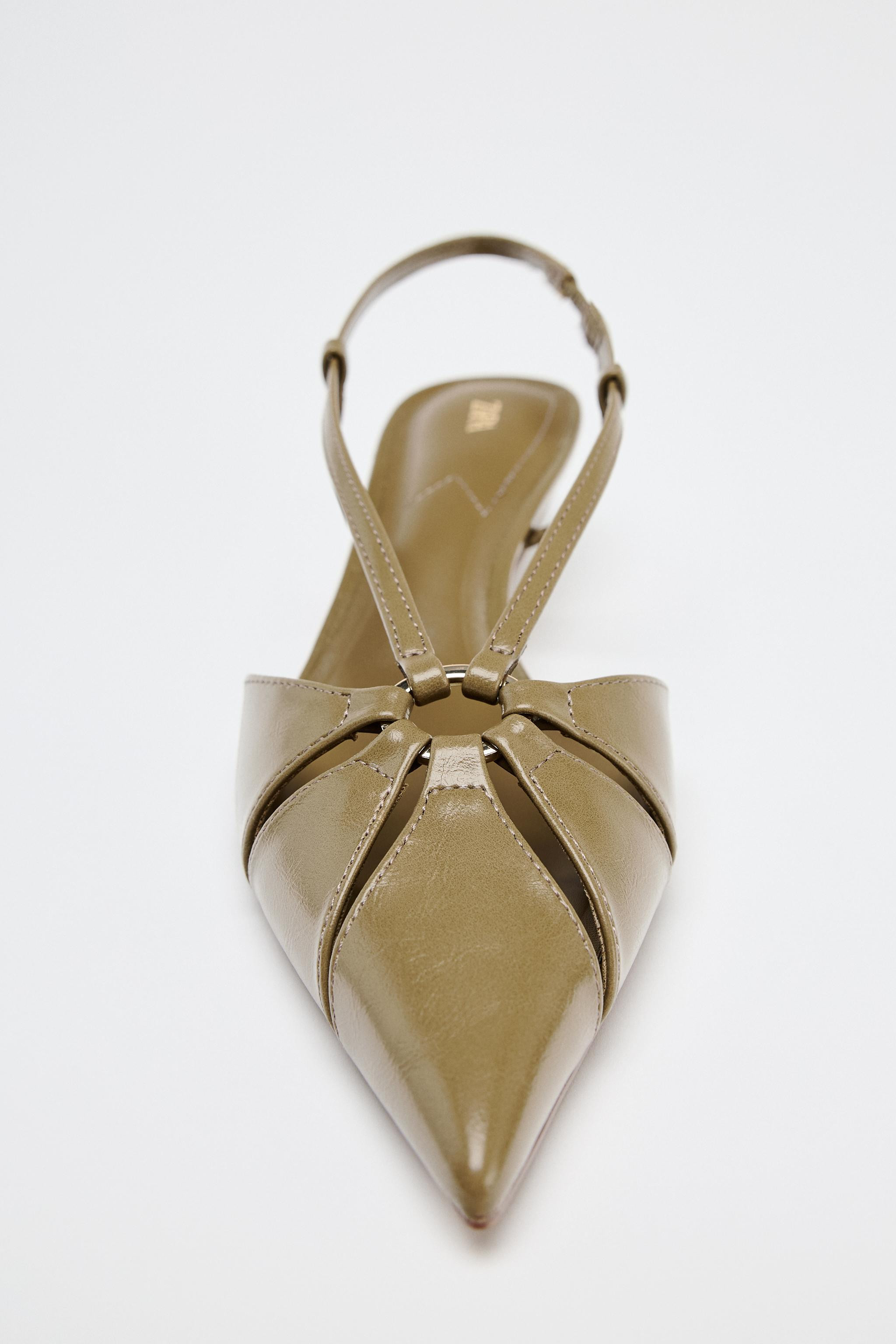 SLINGBACK KITTEN HEELS | Zara US