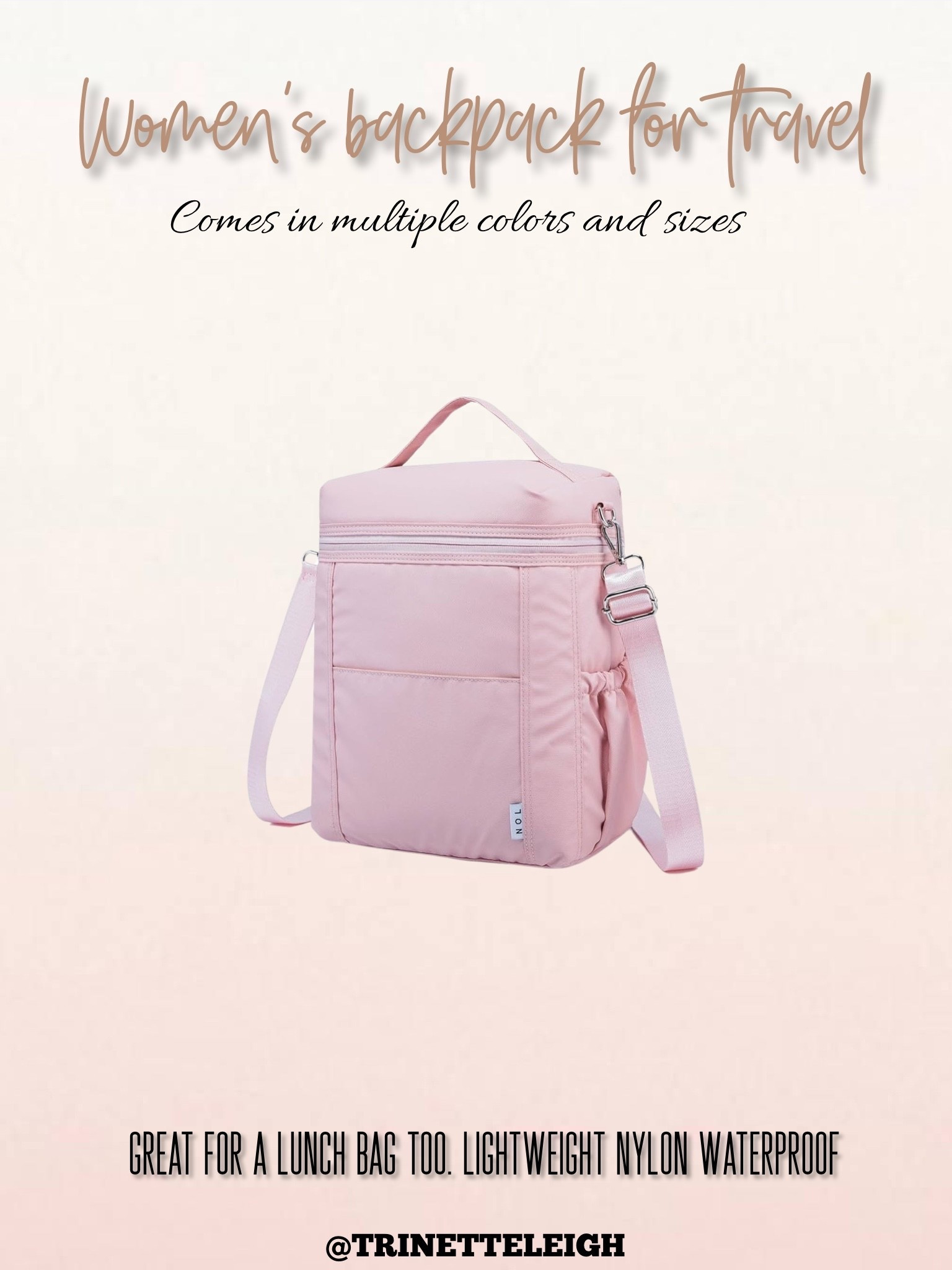 Insulated Lunch Bags for Women Cooler Bag Lightweight Nylon Waterproof Lunch Box For Work. Women’s backpack .

#LTKItBag #LTKFindsUnder50 #LTKTravel