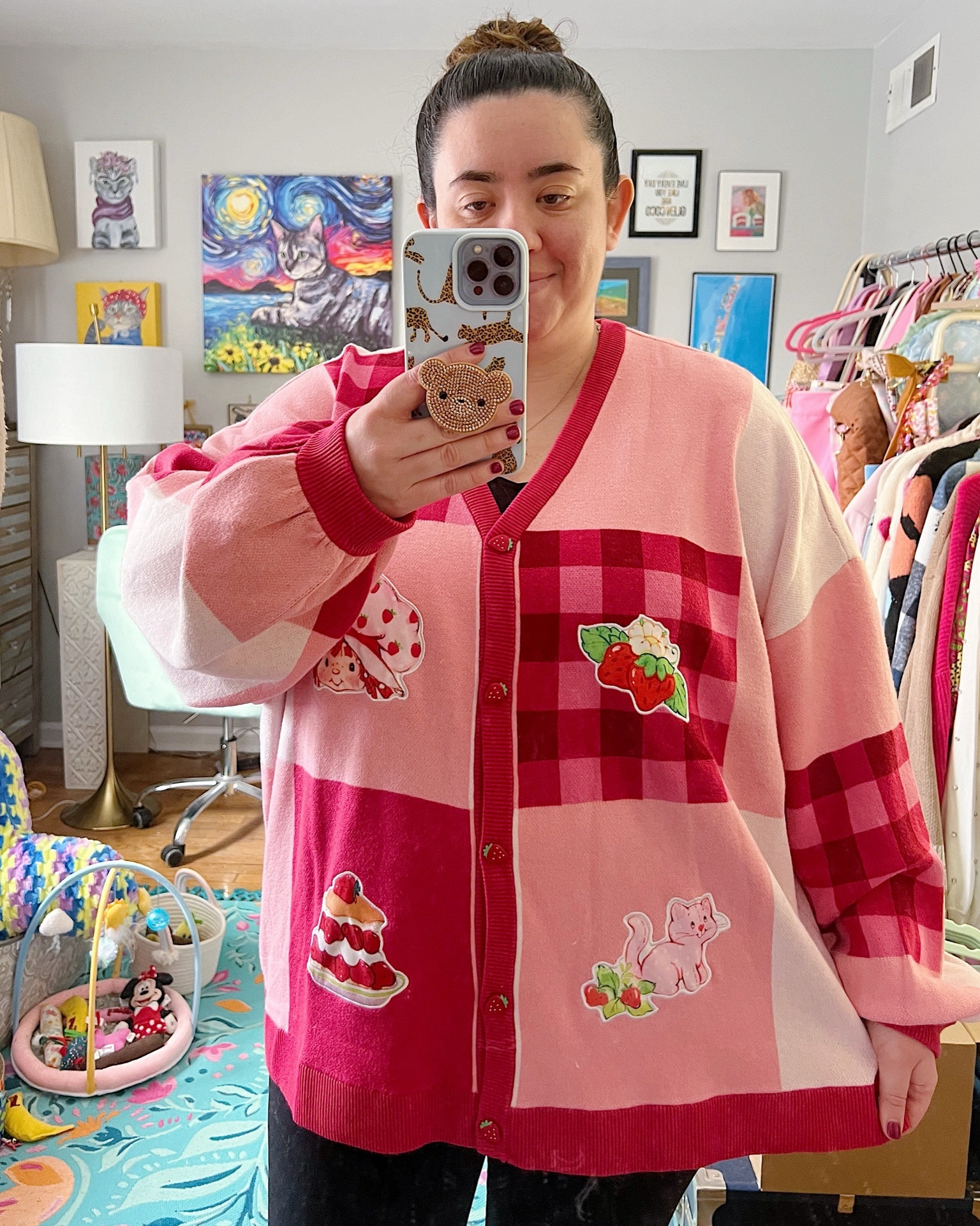 Strawberry Shortcake cardigan available in straight and plus sizes and currently 20% off! 🍓 perfect for Valentine’s Day or any day!

#LTKplussize #LTKsalealert #LTKfindsunder100