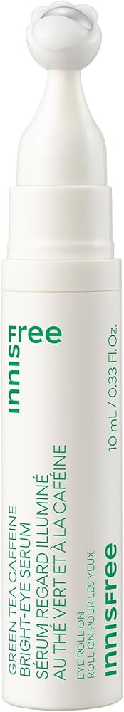 innisfree Green Tea Caffeine Bright-Eye Serum with Niacinamide, Cooling Korean Eye Serum, Hydrati... | Amazon (US)