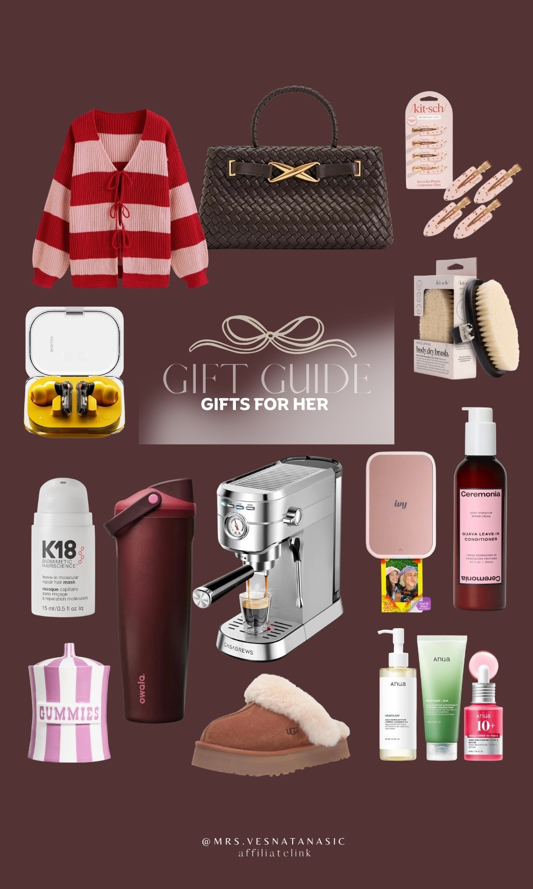 Gift guide for her! Gift ideas for her all from Amazon and arrive on time!!

@amazon #founditonamazon #amazonfinds #christmasgifts #giftguide #giftideas #giftsforher 

#LTKGiftGuide #LTKHoliday #LTKselfcare