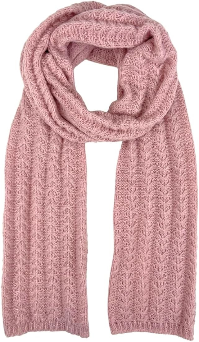 Humble Hilo Knitted Scarf Fall Scarf for Women and Men Scarf Winter Scarf & Hat Set | Amazon (US)