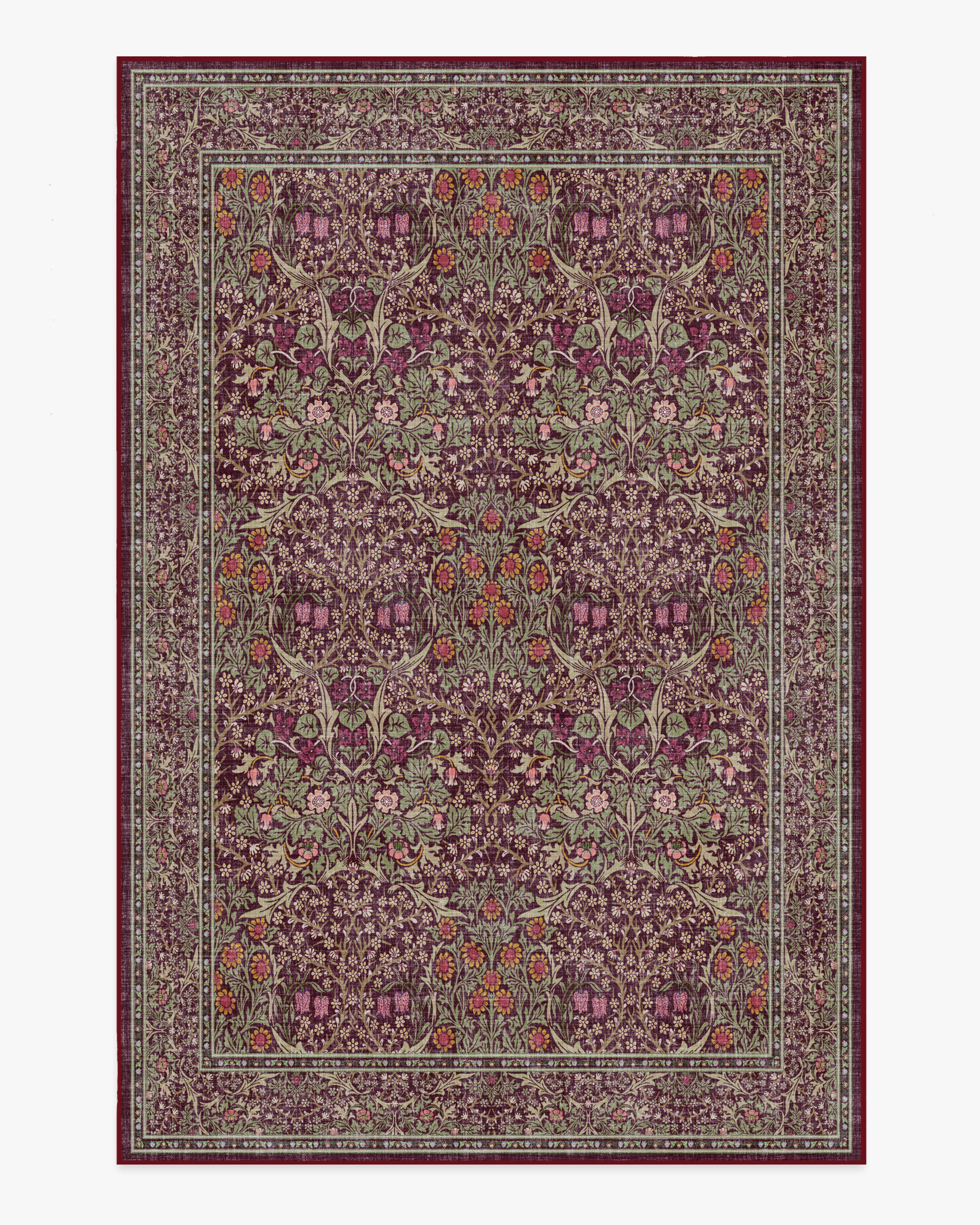 Blackthorn Mulberry Rug | Ruggable