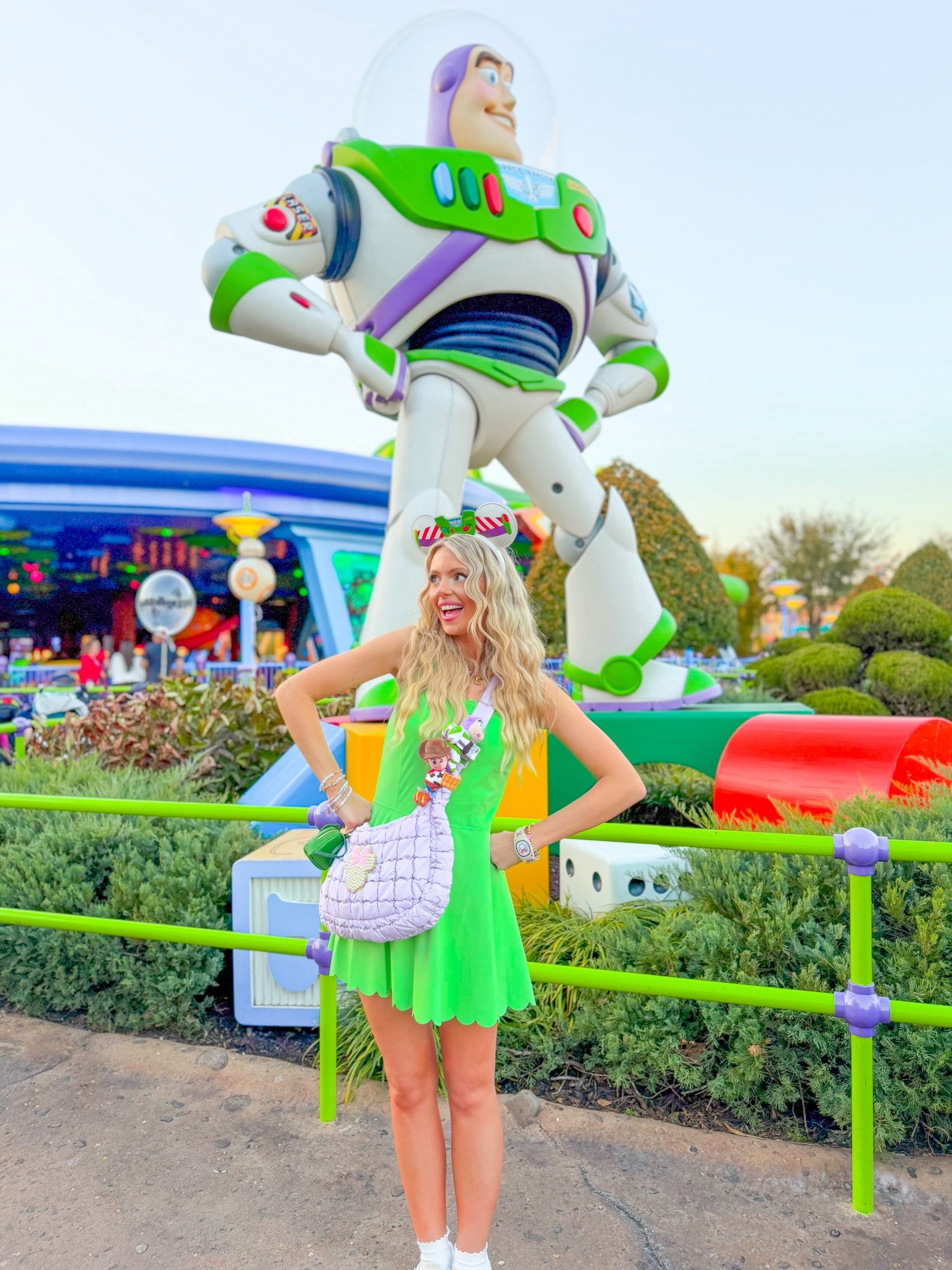 Buzz Lightyear Disney Outfit💚💜🚀
