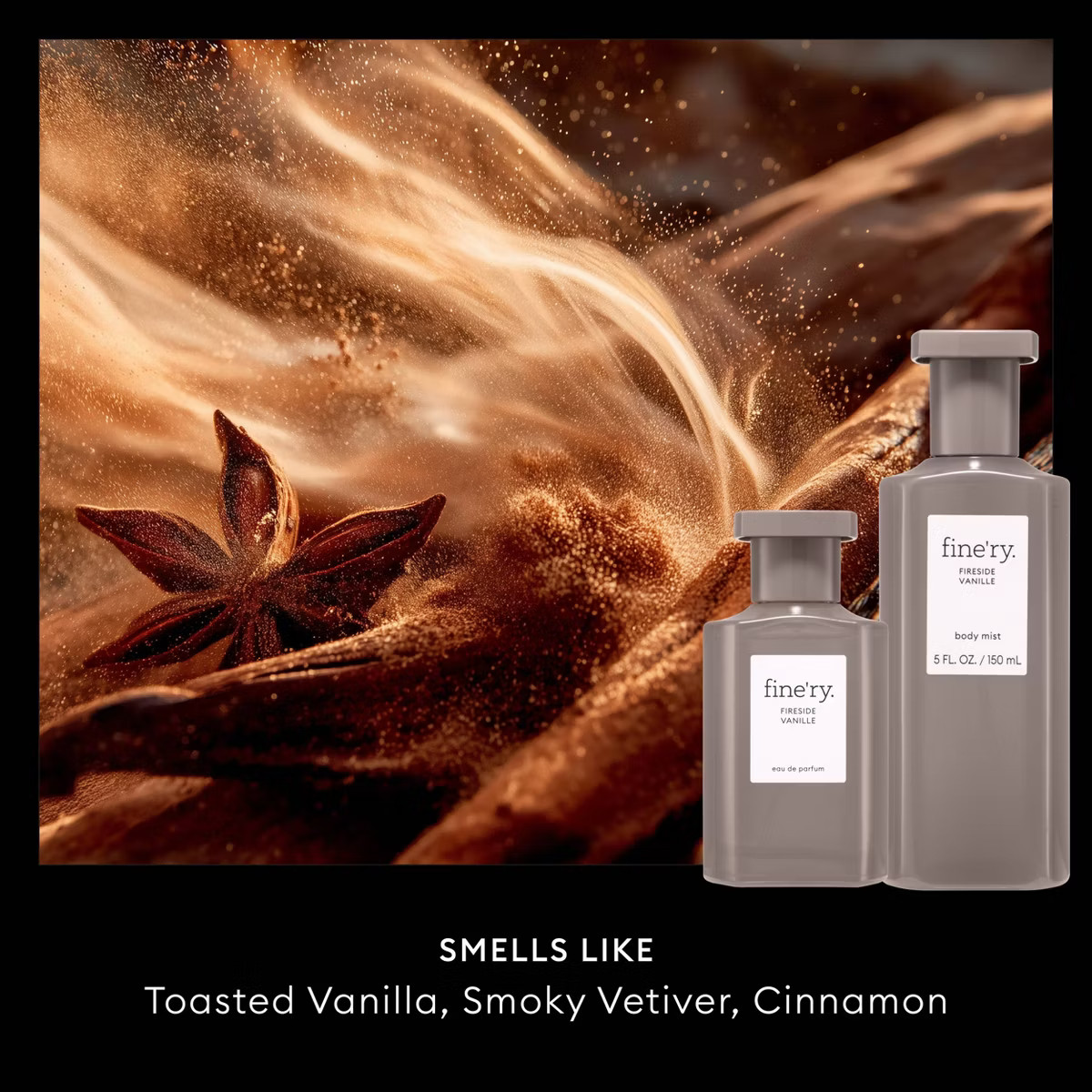 fine'ry. Women's Vanilla Body Mist - Fireside Vanilla - 5 fl oz | Target