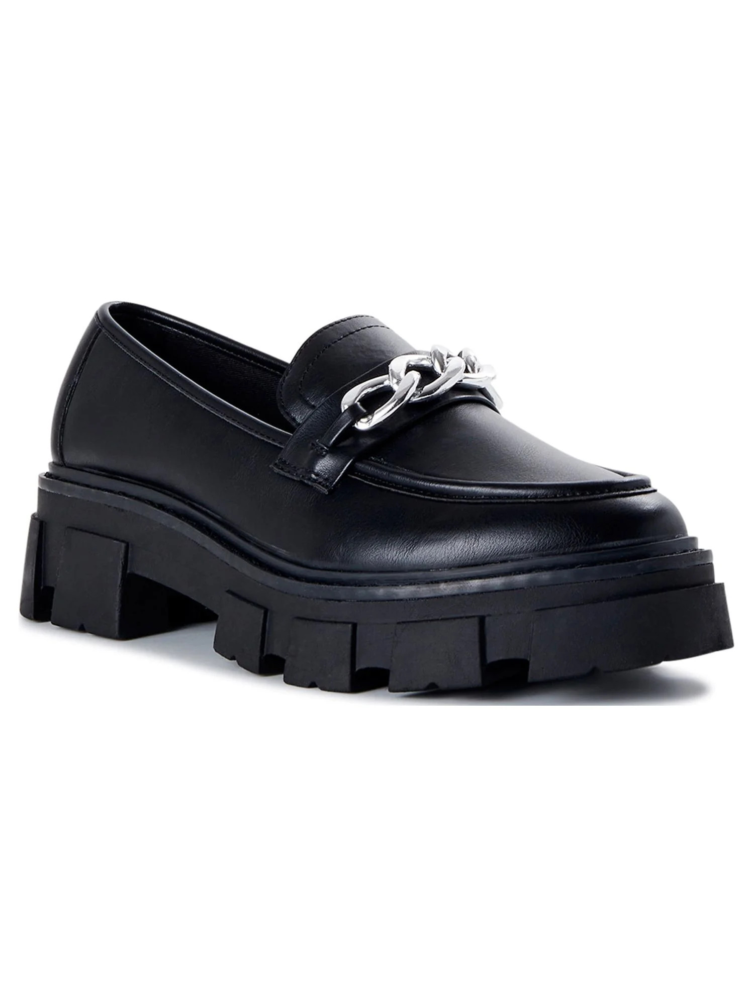 No Boundaries Women's Lug Loafers, Wide Width | Walmart (US)