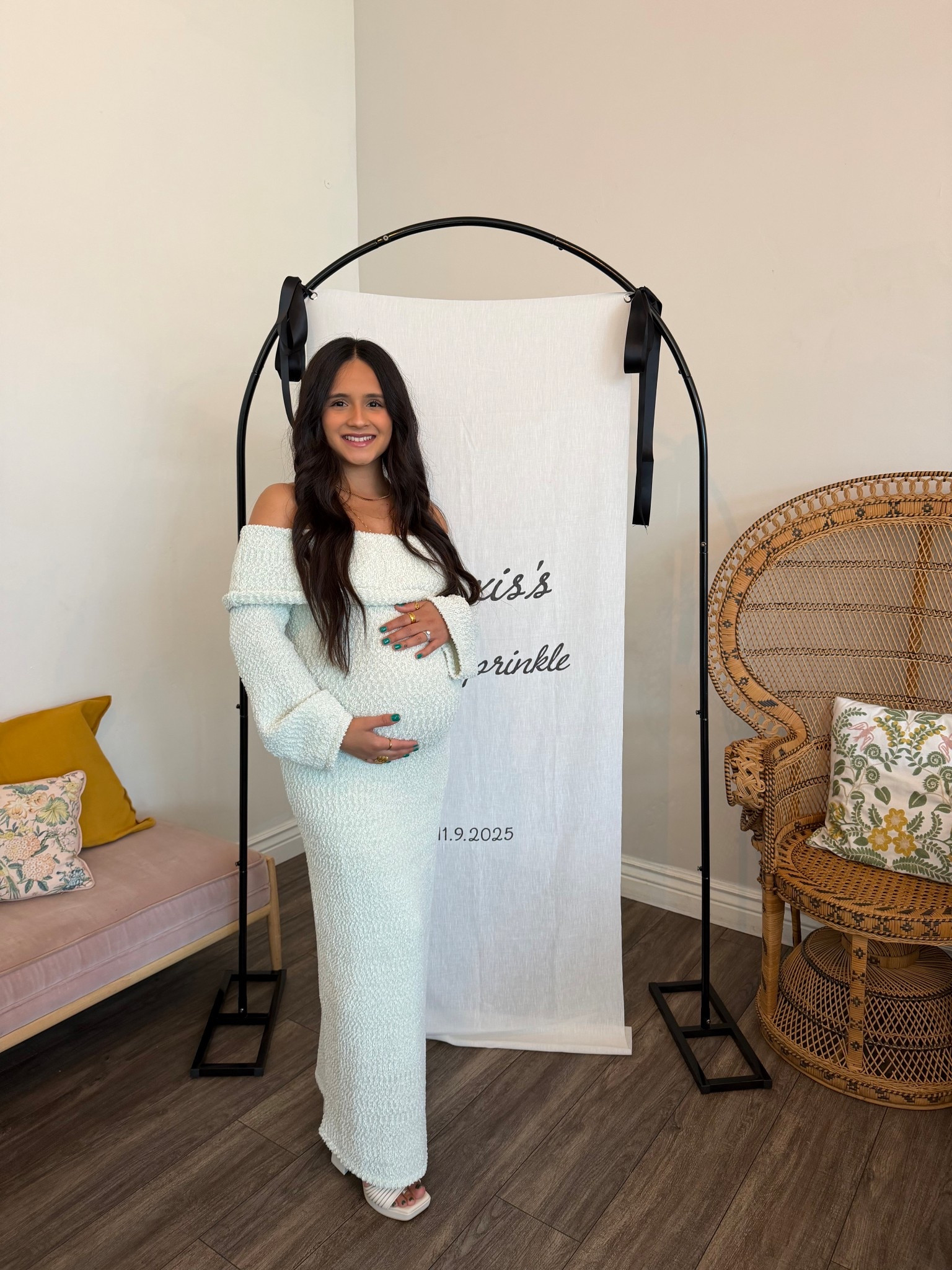 My heels are old. Dolce Vita platform slide sandals but I linked some similar options! 

This dress is from worth collective and they have so many cute bump friendly style dresses! You get 10% off of your first purchase. 

#LTKBump #LTKPetite #LTKStyleTip