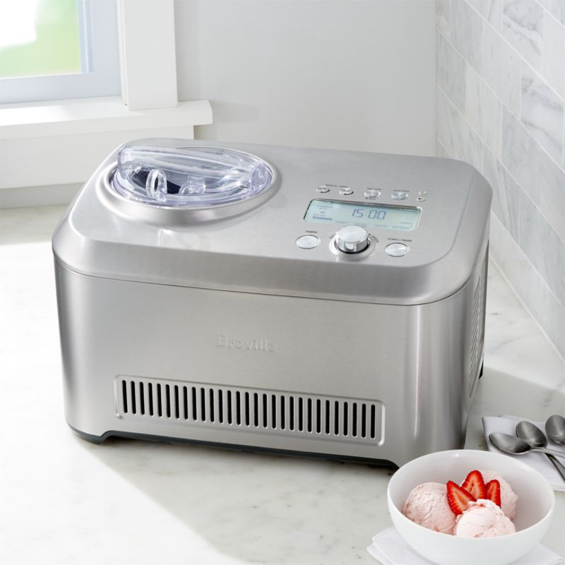 Breville Smart Scoop Ice Cream Maker + Reviews | Crate & Barrel | Crate & Barrel