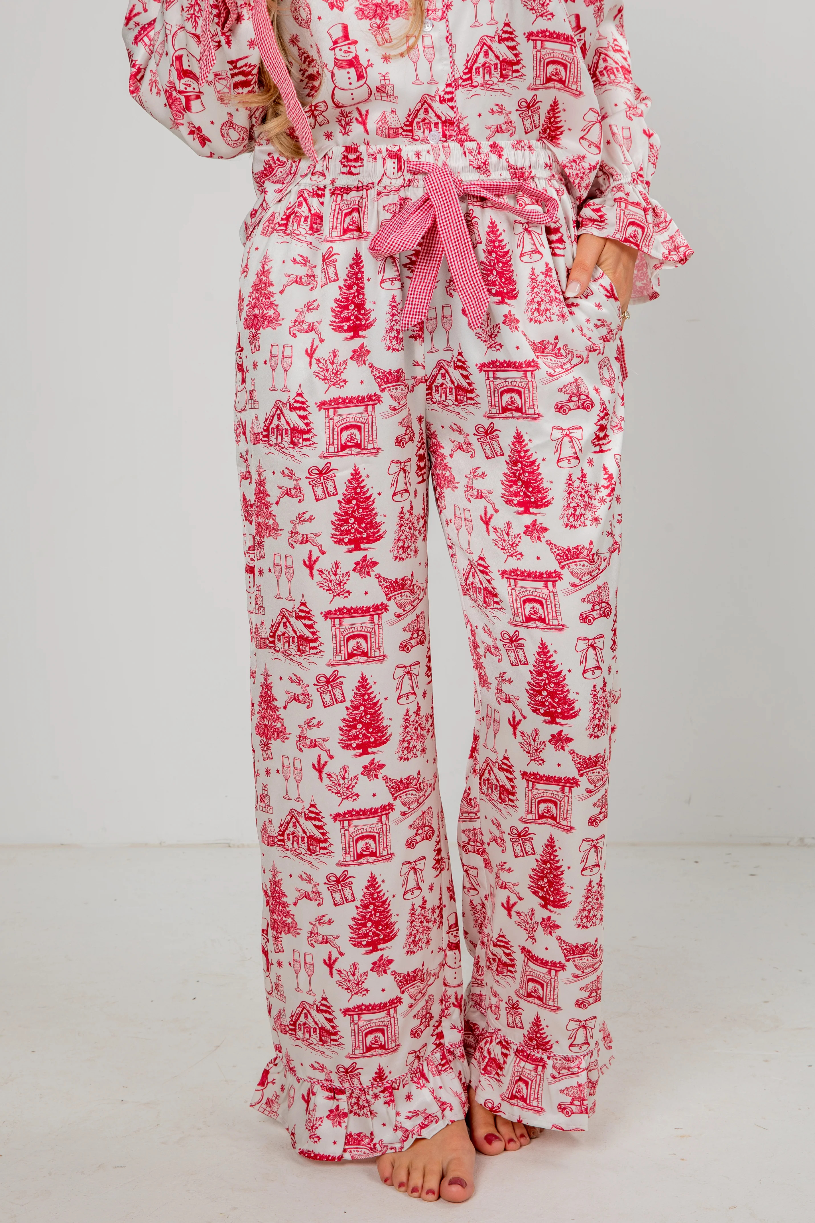 He Knows When You're Sleeping Pajama Pants | Christmas | Dress Up | Dress Up