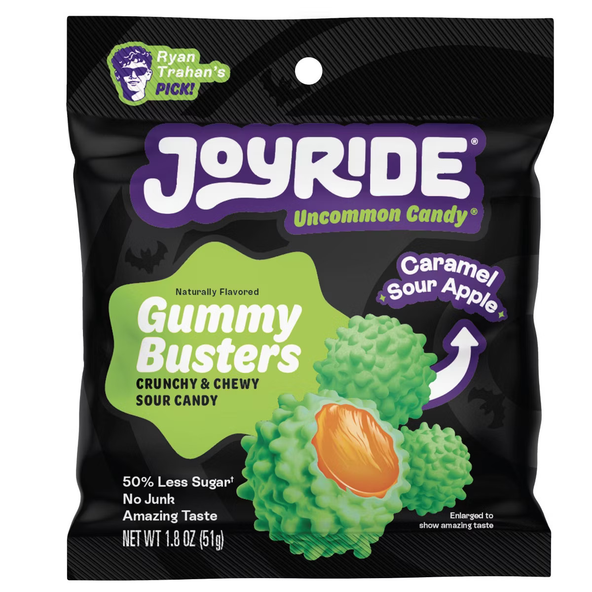 JOYRIDE Gummy Busters Halloween Sour Caramel Apple Mix Candy - 1.8oz | Target