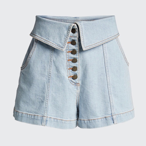 NEW Ulla Johnson • Kase Foldover Denim Shorts | Poshmark