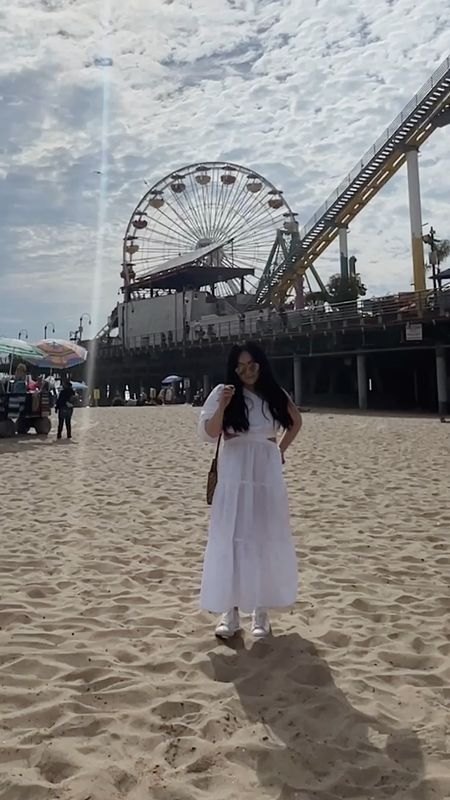 Santa Monica Pier 🎡 featuring the dress that carried my whole summer by @amazonthedrop 

#LTKfindsunder100 #LTKVideo