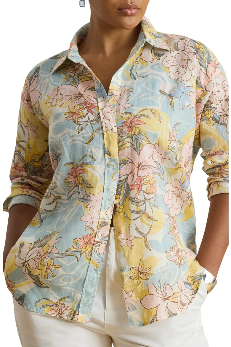 Tissue Linen Shirt (Women) | Nordstrom | Nordstrom