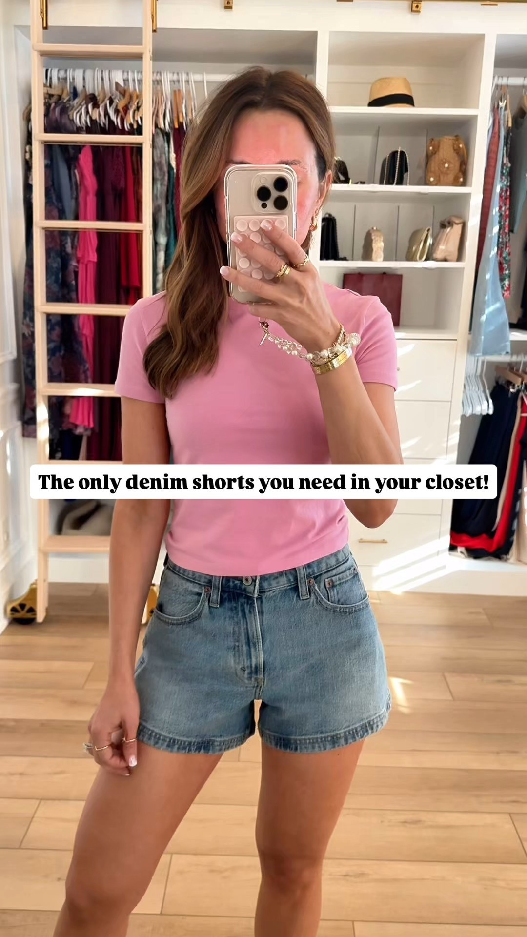 Code DENIMAF. The best denim shorts out there! Wearing 24 in shorts and XS in baby tee. Abercrombie curve love high rise 90s cutoff shorts with 3 inch inseam and doesn’t squeeze your thighs! Curve love is great for hourglass and pear shapes and gives extra 2” in hips and thighs. Do regular version if you’re more straight and narrow! 

#LTKTravel #LTKgrwm #LTKPetite