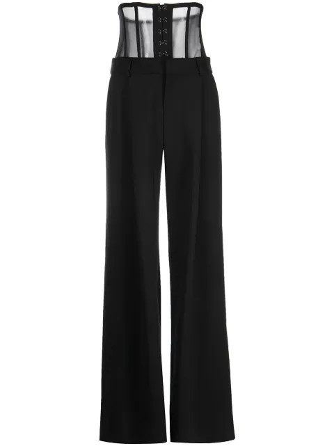 Monse corset-style high-waist Trousers - Farfetch | Farfetch Global