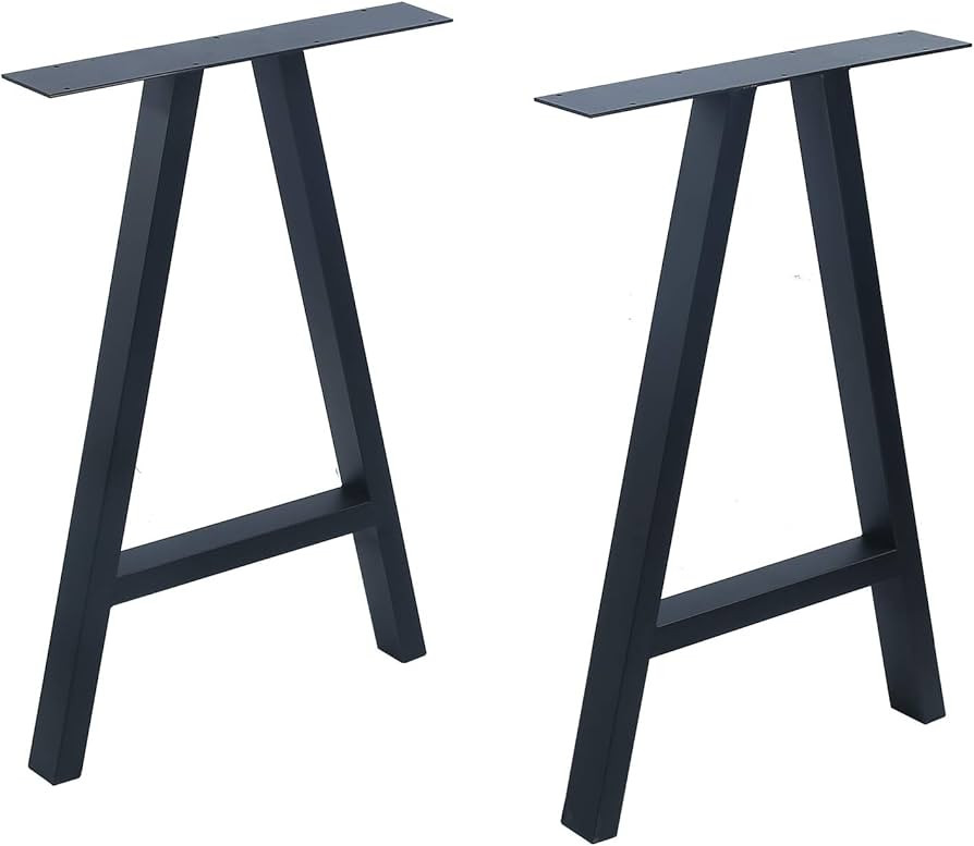 MBQQ 2 Pcs Furniture Legs Rustic Decory A Shape Table Legs,Heavy Duty Metal Desk Legs,Dining Tabl... | Amazon (US)