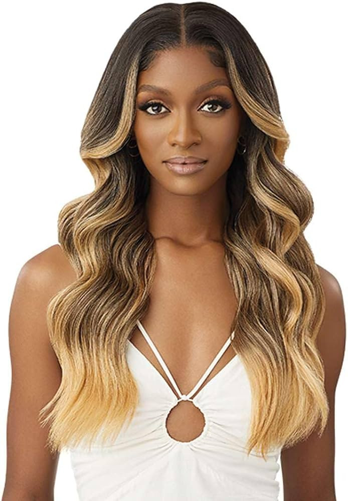 Outre Lace Front Wig - Perfect Hair Line 13X6 - Moniece (DR4/BL SOFT BLONDE) | Amazon (US)