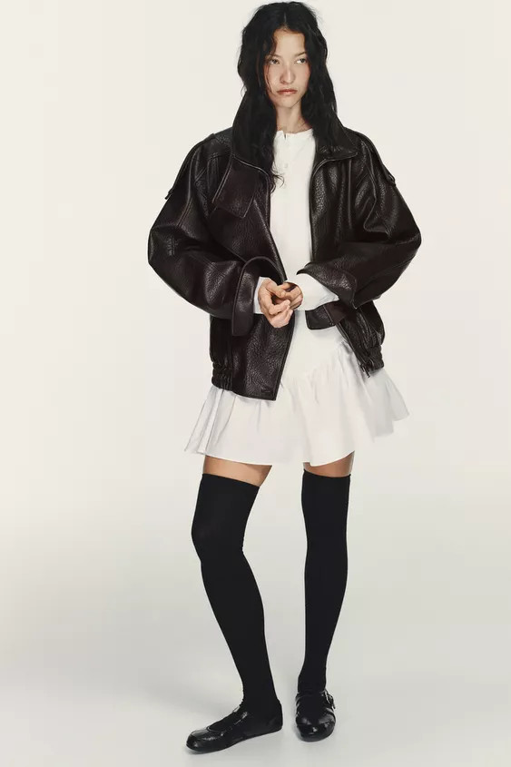 FAUX LEATHER JACKET | Zara UK