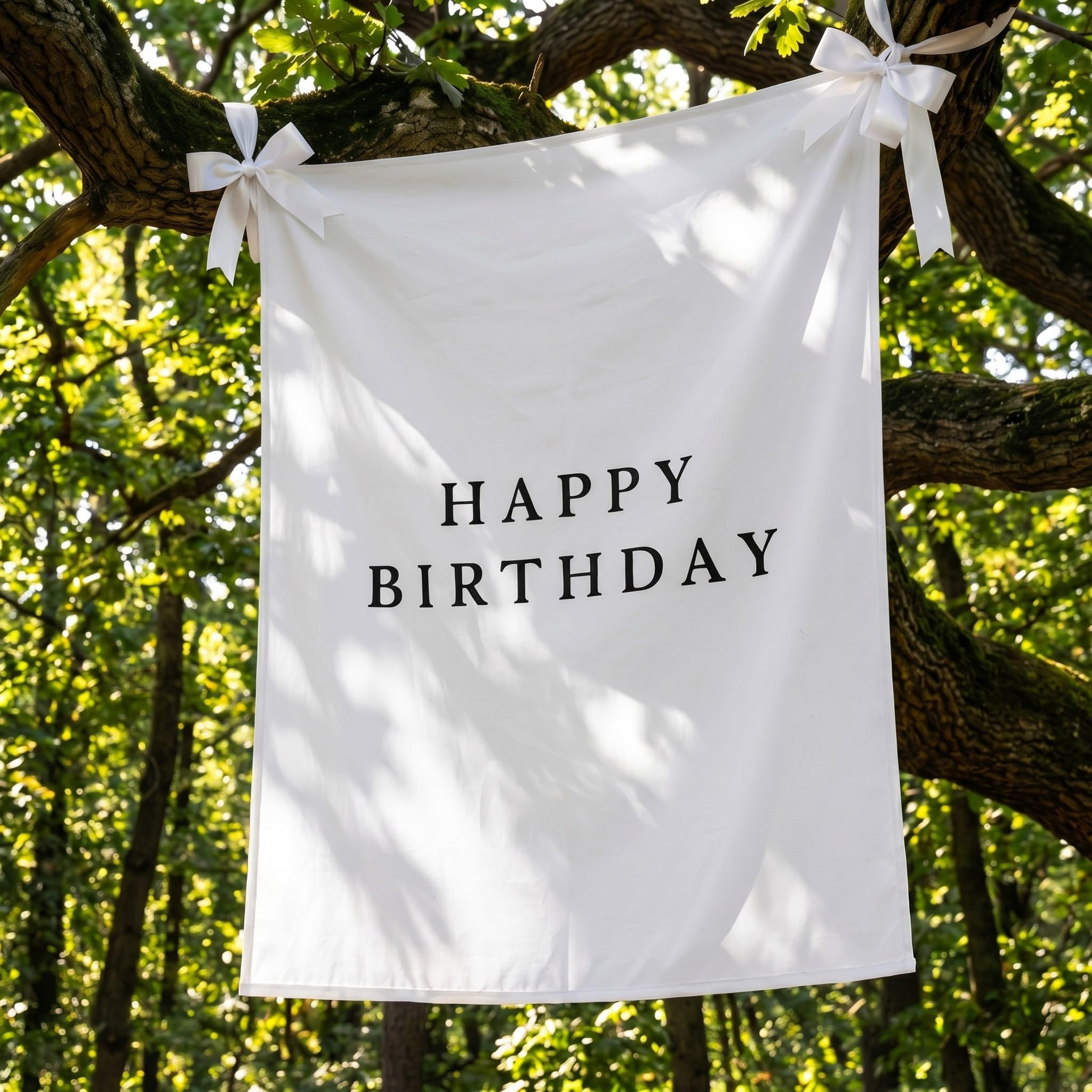 Amazon.com: Oudain 29\u00d739 Inch Happy Birthday Burlap Banner, Fabric Party Decorations Backdrop, Boho Rustic Photo Props Sign with Hanging String for Birthday Party Indoor Outdoor Yard Wall Decor : Electronics | Amazon (US)