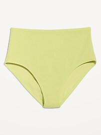 High-Waisted French-Cut Puckered Bikini Swim Bottoms | Old Navy (US)