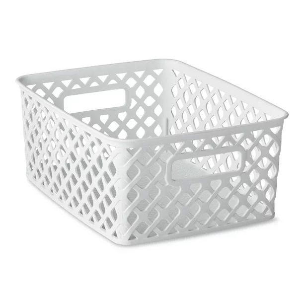 Mainstays Decorative Storage Basket, 10" x 8" - Walmart.com | Walmart (US)