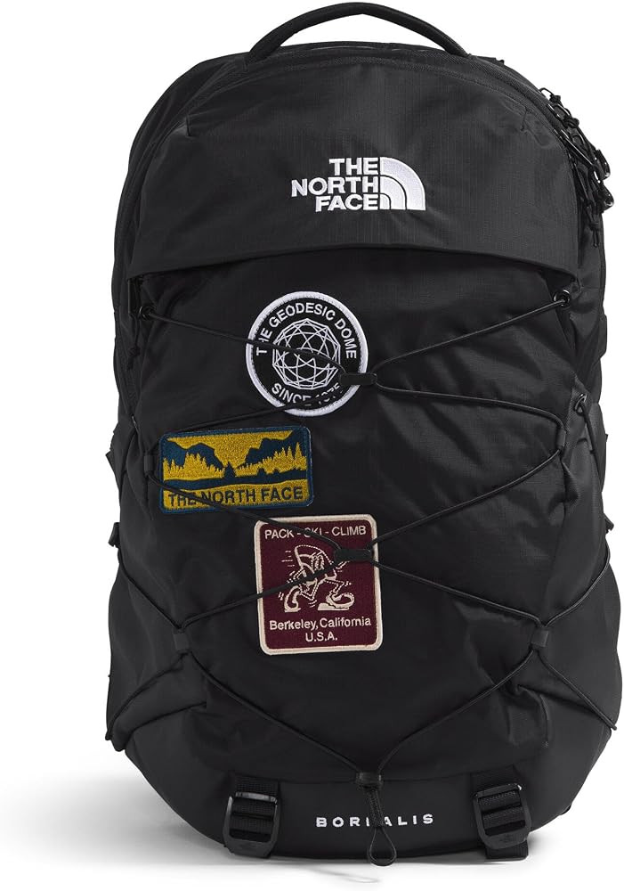 The North Face Borealis Laptop Pack, Blk U Borealis Patch/Wht, OSFA | Amazon (US)