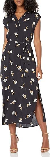 Billabong Women's Lovely Ways Button Front Midi Dress | Amazon (US)