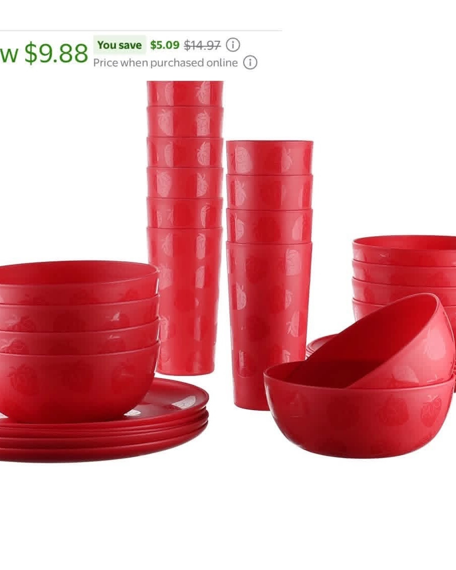 A 30 piece dinnerware set for $9.88 is actually a good deal.

Which color is your favorite?

#LTKHome #LTKSaleAlert