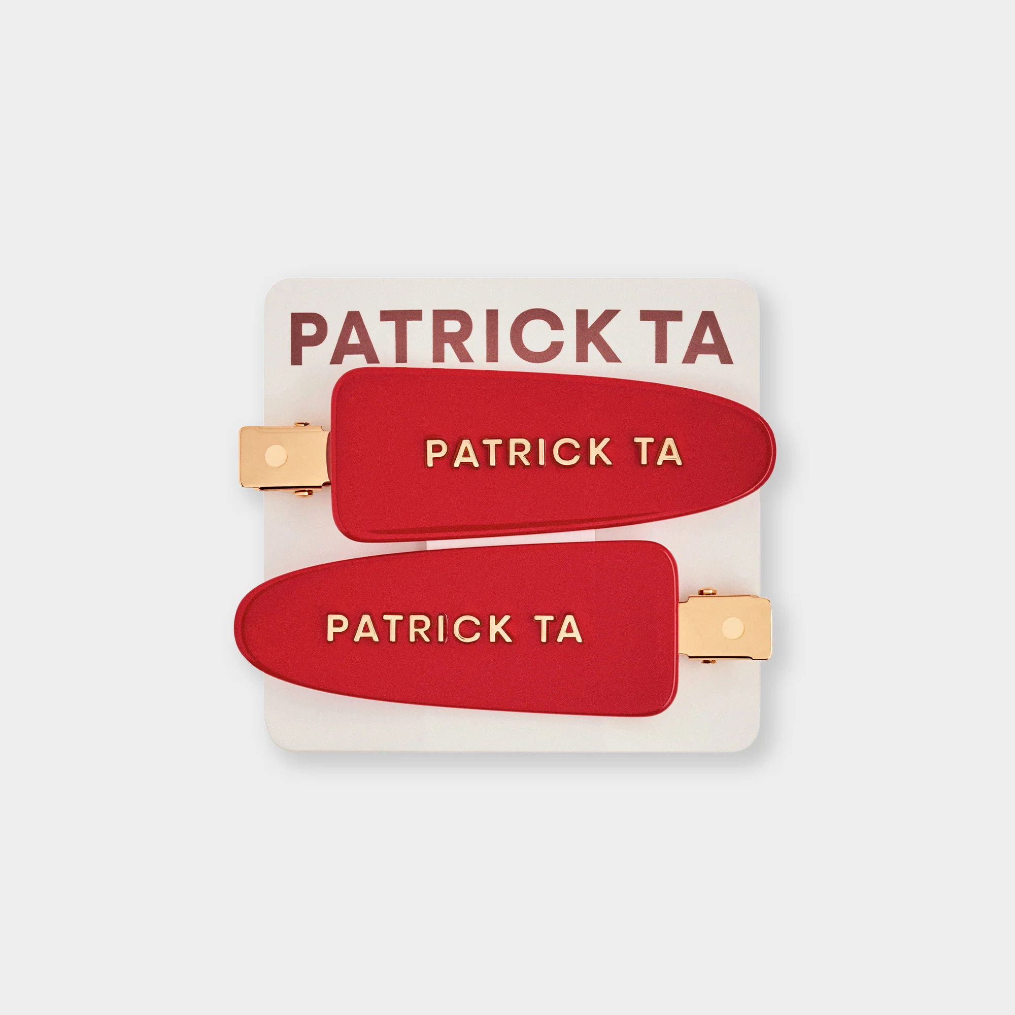 Strawberry Creaseless Hair Clips | Patrick Ta Beauty