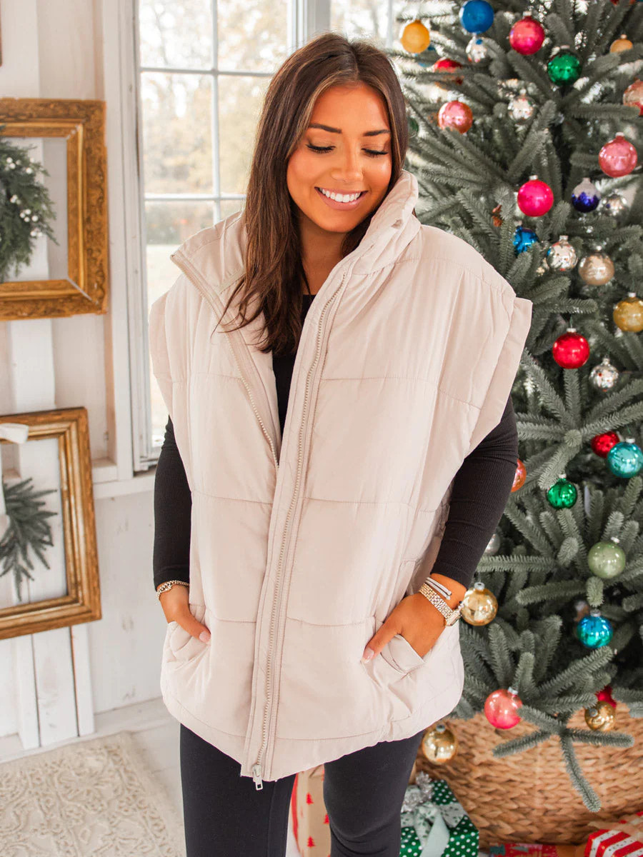 Quilted Oversized Vest **Doorbusters** Online - Southern Made | Shop Southern Made & Southern Made Tees