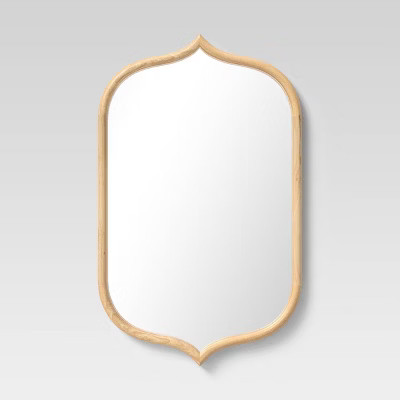 22" x 36" Top and Bottom Peak Mirror Natural - Opalhouse™ | Target