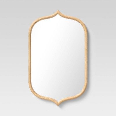 22" x 36" Top and Bottom Peak Mirror Natural - Opalhouse™ | Target