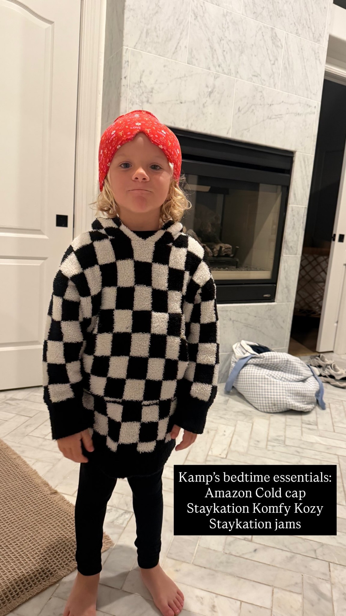 Kamp’s bedtime essentials:
Amazon Cold cap
Staykation Komfy Kozy
Staykation jams