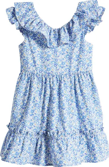 x Liberty London Kids' Betsy Floral Print Ruffle Dress (Toddler & Little Kid | Nordstrom