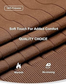 COOFANDY Mens Knit Polo Sweater Long Sleeve Polos Lightweight Casual Dress Pullover Sweaters | Amazon (US)