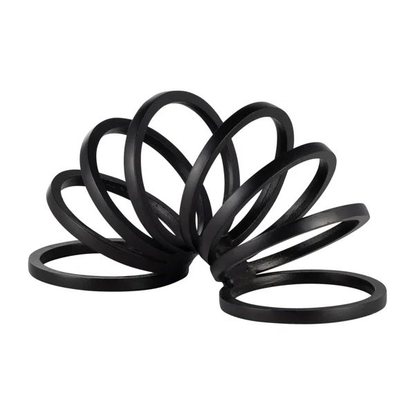 Aritina Metal Slinky Ring Sculpture | Wayfair North America