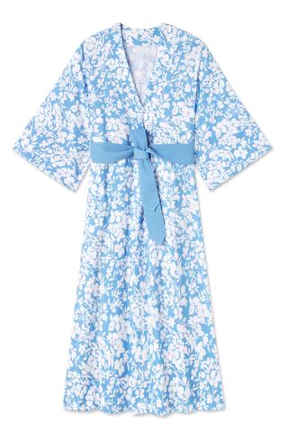 Kimono Robe in Sky Floral | Lake Pajamas