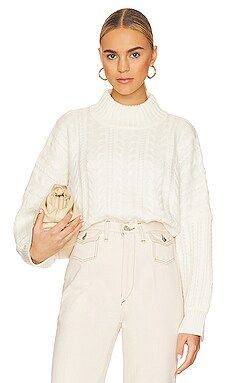 Joie Maja Sweater in Porcelain Paisley from Revolve.com | Revolve Clothing (Global)