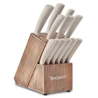 Harvest - 13 Piece Stainless Steel Knife Block Set | The Home Depot