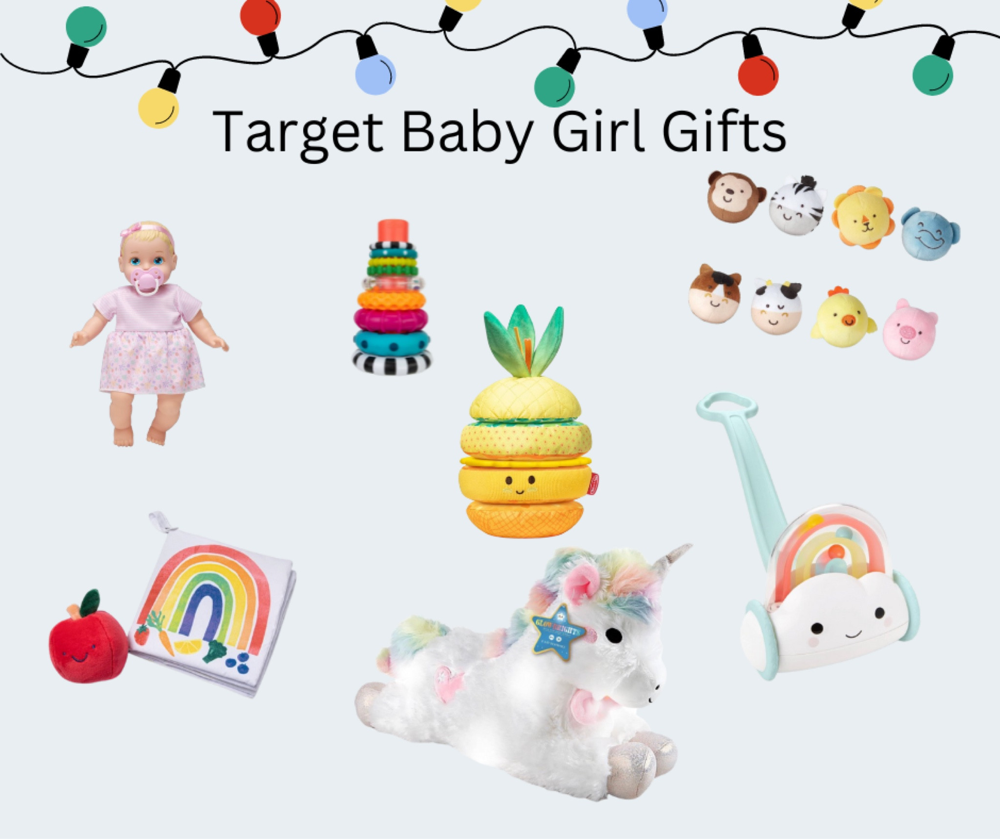 Target baby girl gifts

#LTKGiftGuide #LTKSeasonal #LTKCyberweek