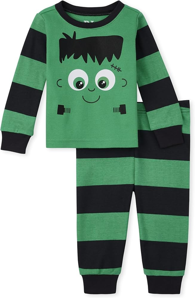 The Children's Place Baby Girls' Halloween Pajamas, Cotton | Amazon (US)