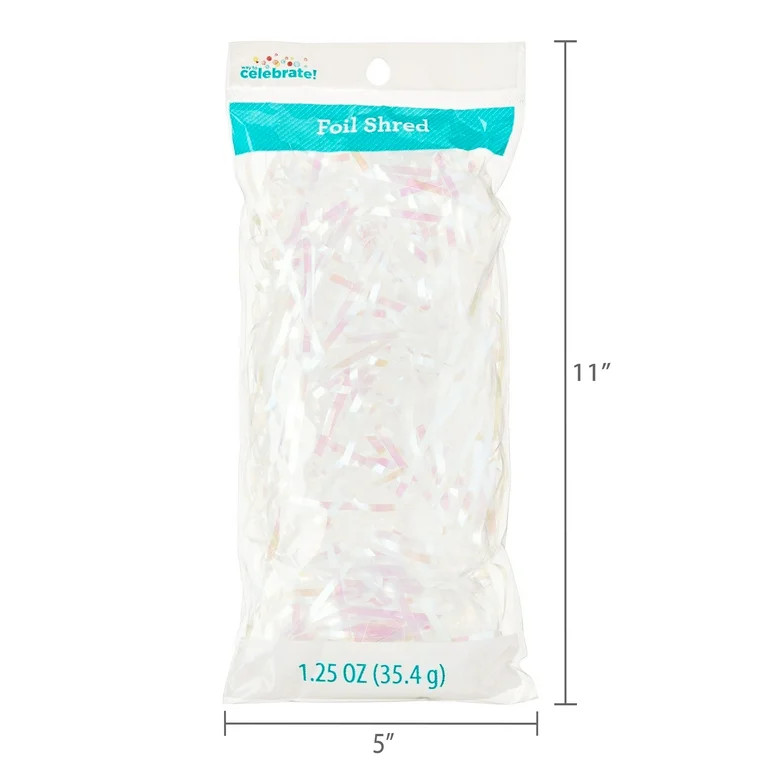Iridescent Paper Shred, 1.25 oz, by Way To Celebrate | Walmart (US)
