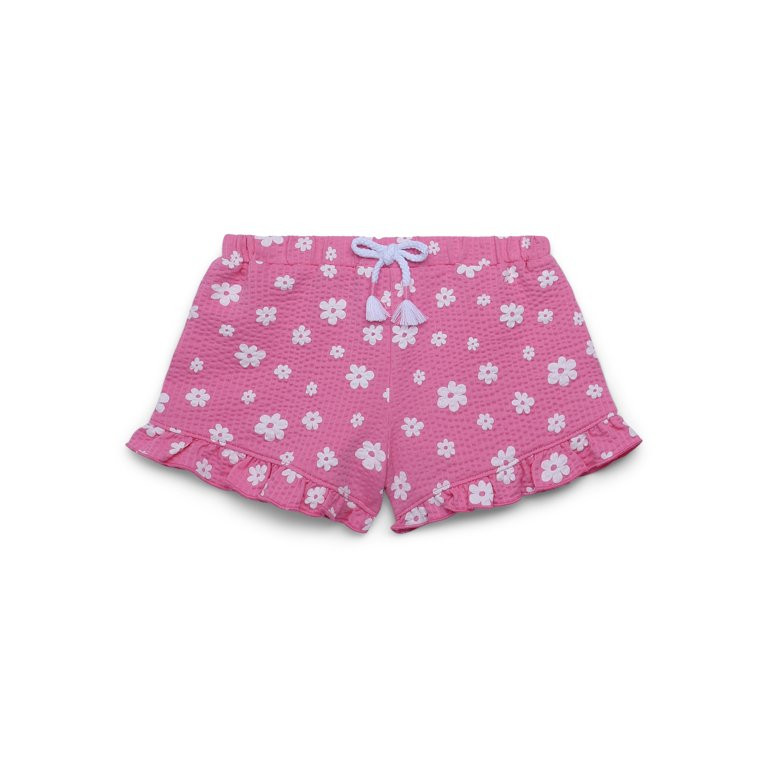 365 Kids by Garanimals Girls Print Seersucker Shorts, Sizes 4-10 | Walmart (US)