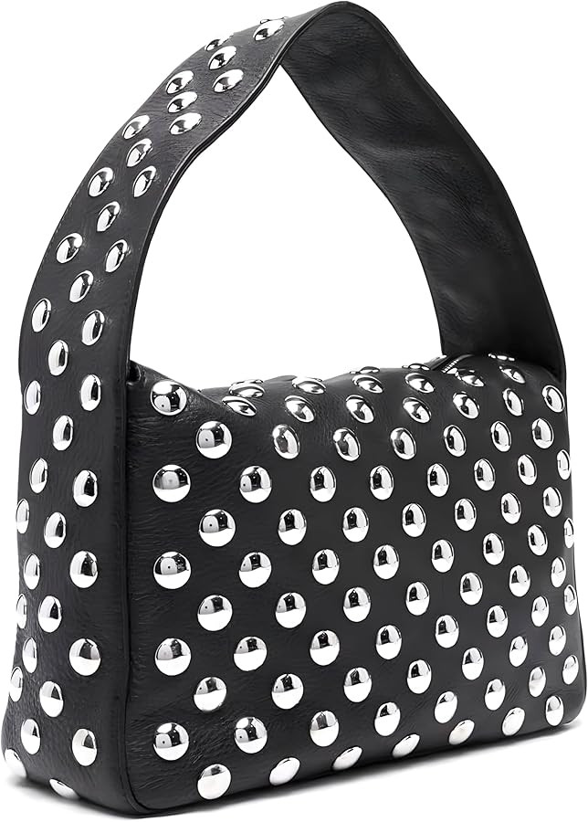 Aimery Black Studded Purses,Y2k Shoulder Bag 90s Punk Women Shouder Crossbody Bag Vegan Leather D... | Amazon (US)