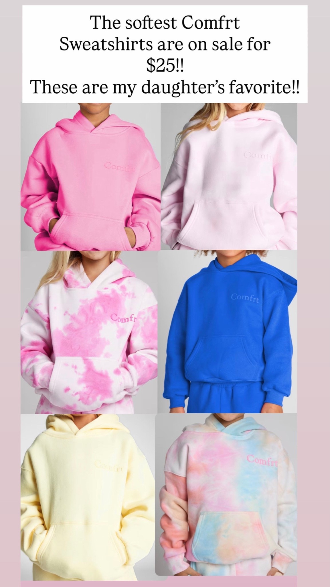 Softest Comfrt sweatshirts

#LTKKids #LTKSaleAlert