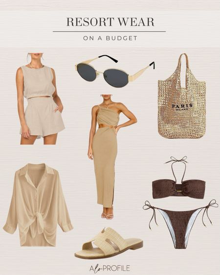 Budget Friendly Resort Wear 🤎Amazon finds, Amazon fashion, Amazon style, beach vacation, vacation outfits, vacay outfits, Amazon resort wear, summer outfits, spring outfits, adorable fashion
