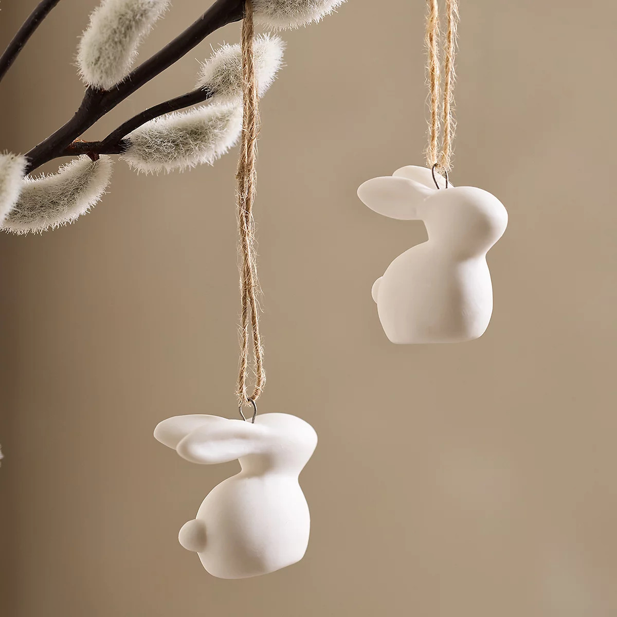 Ceramic Bunny Decorations – Set of 6 | Home Decor | The White Company | The White Company US