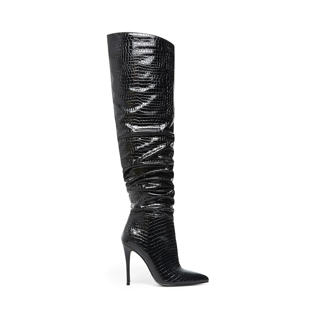 HARLOW BLACK CROCODILE | Steve Madden (US)